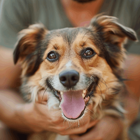 happy dog