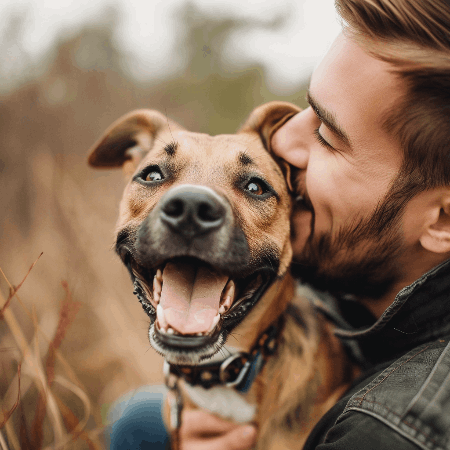 happy dog