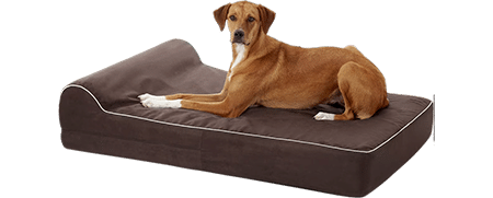KOPEKS Orthopedic Pillow Dog Bed with Removable Cover