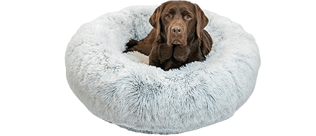 Best Friends by Sheri The Original Calming Shag Fur Donut Cuddler