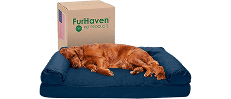 FurHaven Quilted Orthopedic Sofa