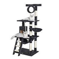 Go Pet Club 62-in Faux Fur Cat Tree