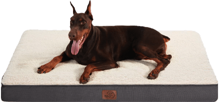 Bedsure Orthopedic Waterproof Dog Bed with Reversible Sherpa