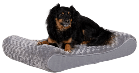 Small FurHaven Ultra Plush Luxe Lounger Orthopedic Dog Bed