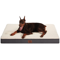 Bedsure Orthopedic Waterproof Dog Bed with Reversible Sherpa