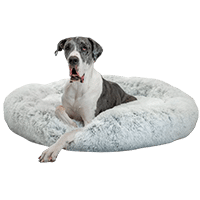Best Friends by Sheri The Original Calming Shag Fur Donut Cuddler Dog Bed