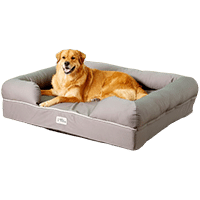 PetFusion Ultimate Lounge Memory Foam Bolster Dog Bed