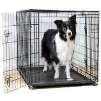 Frisco Fold & Carry Double Door Collapsible Wire Dog Crate