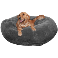 FurHaven Plush Ball Pillow Dog Bed